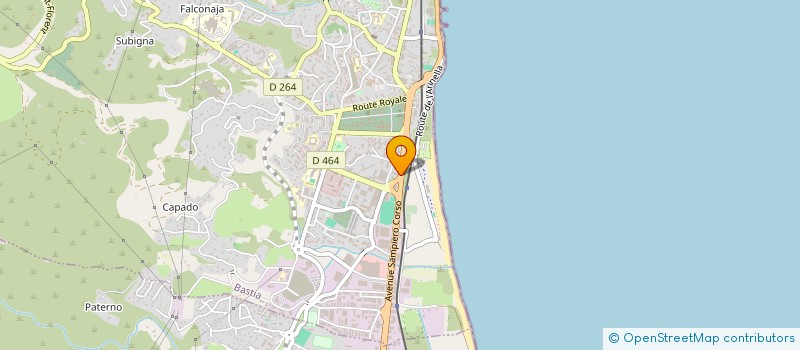 localisation de l'entreprise 2B MENUISERIE à BASTIA