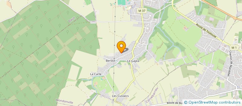 localisation de l'entreprise 2B-METAL  MONDONVILLE