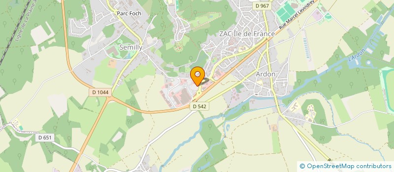 localisation de l'entreprise 2B OPTIC à LAON