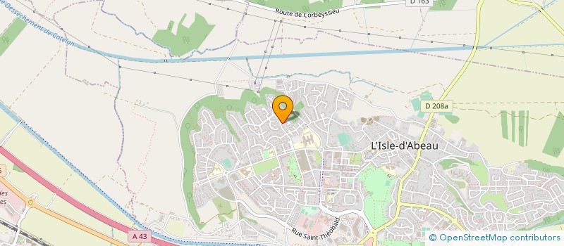 localisation de l'entreprise 2B PAIE à L'ISLE-D'ABEAU