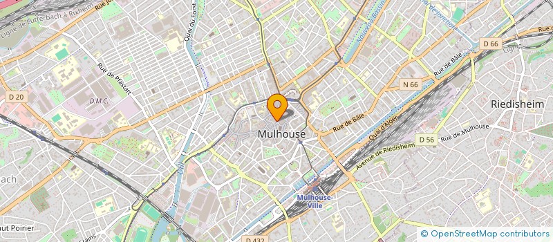localisation de l'entreprise 2B PARTICIPATIONS à MULHOUSE