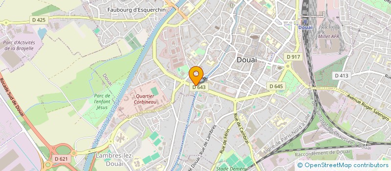 localisation de l'entreprise 2B RECRUT  DOUAI