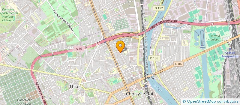localisation de l'entreprise 2B-SECURITE à CHOISY-LE-ROI