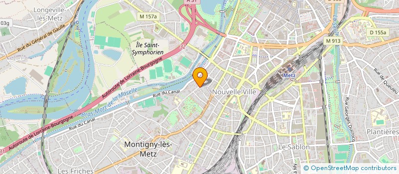 localisation de l'entreprise 2B SOFTWARE à MONTIGNY-LES-METZ