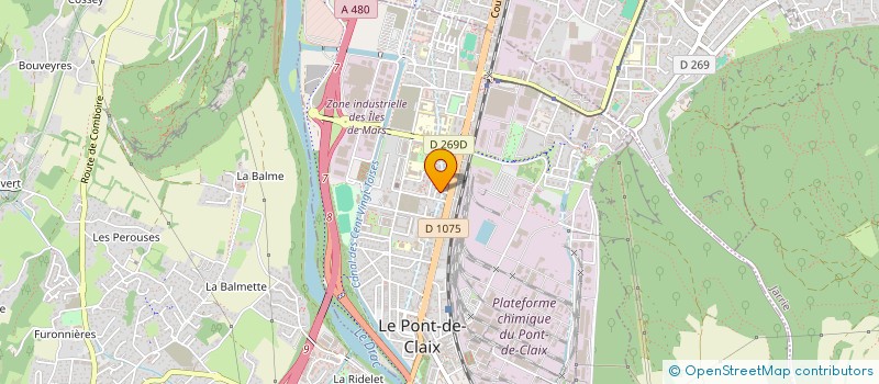 localisation de l'entreprise 2B STUDIO  LE PONT-DE-CLAIX