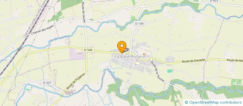 localisation de l'entreprise 2B SUNELEC  LA BATIE-ROLLAND