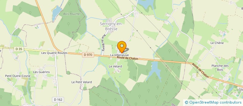 localisation de l'entreprise 2B SWEET  SERRIGNY-EN-BRESSE