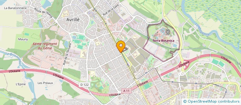 localisation de l'entreprise 2B THREE à AVRILLE