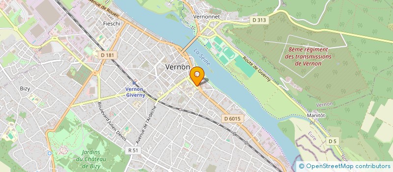 localisation de l'entreprise 2B VERNON  VERNON