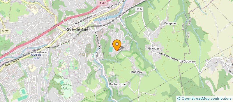 localisation de l'entreprise 2B VHR SPORT  CHATEAUNEUF