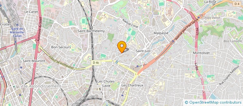 localisation de l'entreprise 2B13 DIFF à MARSEILLE