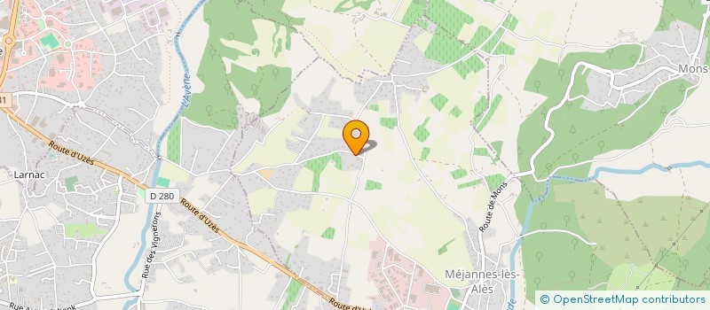 localisation de l'entreprise 2B2C  MEJANNES-LES-ALES