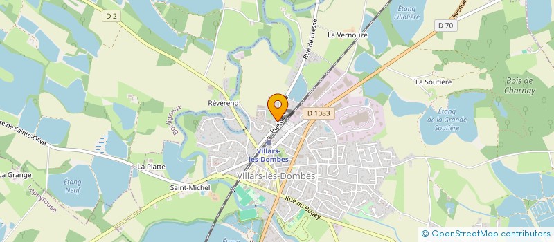 localisation de l'entreprise 2B2C CONSEILS à VILLARS-LES-DOMBES