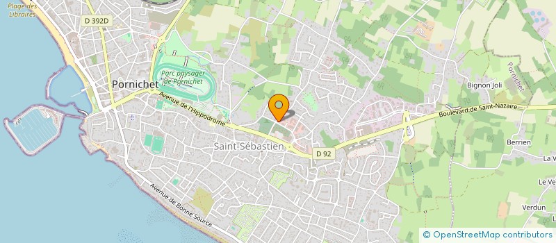 localisation de l'entreprise 2B2D à PORNICHET