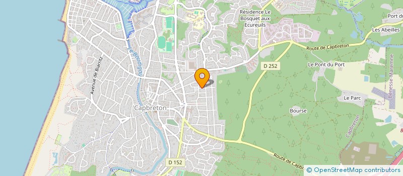 localisation de l'entreprise 2B2D COURBEVOIE à CAPBRETON