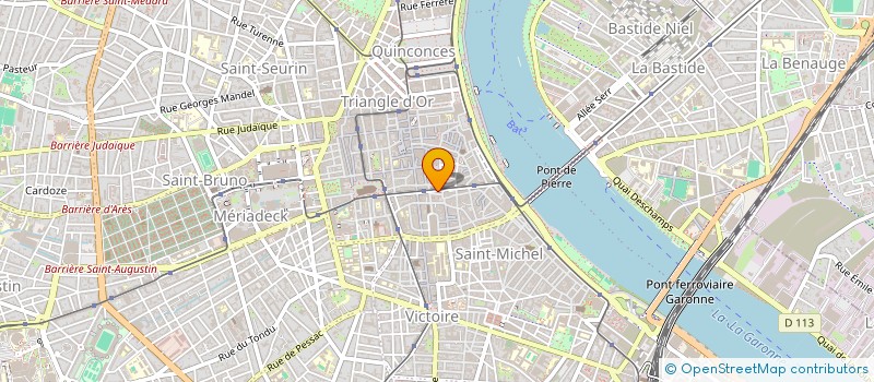 localisation de l'entreprise 2B2F à BORDEAUX