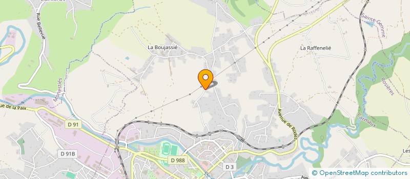 localisation de l'entreprise 2B2L  CARMAUX