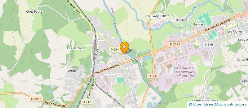 localisation de l'entreprise 2B2L  PESCHADOIRES