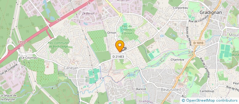 localisation de l'entreprise 2B2L FONCIERE à GRADIGNAN