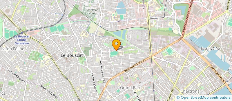 localisation de l'entreprise 2B2M à LE BOUSCAT