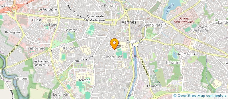 localisation de l'entreprise 2B2M à VANNES