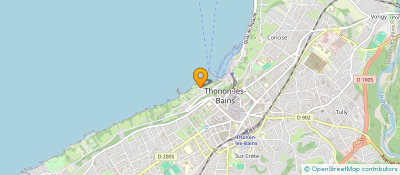 localisation de l'entreprise 2B2M à THONON-LES-BAINS