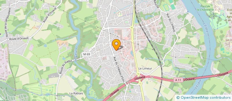 localisation de l'entreprise 2B2N  LA CHAPELLE-SUR-ERDRE