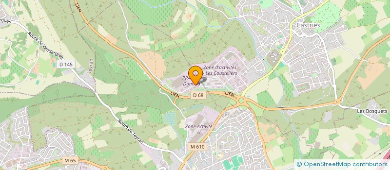 localisation de l'entreprise 2B2P à VENDARGUES