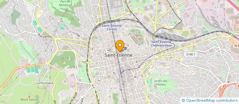 localisation de l'entreprise 2B2S  SAINT-ETIENNE