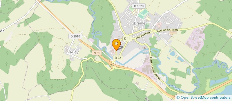 localisation de l'entreprise 2B2T  BRAINE