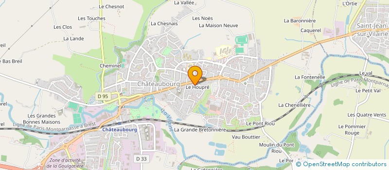 localisation de l'entreprise 2B32  CHATEAUBOURG
