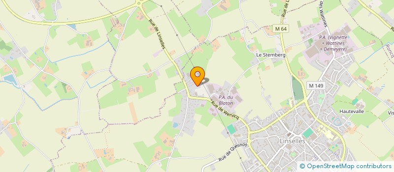 localisation de l'entreprise 2B4U2  LINSELLES