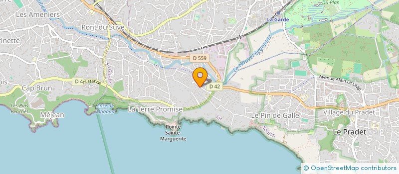 localisation de l'entreprise 2B83ELEC SARL à LA GARDE