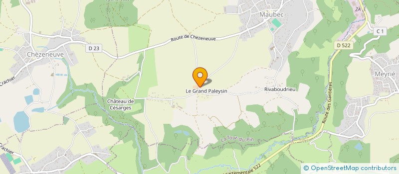 localisation de l'entreprise 2BAT  MAUBEC