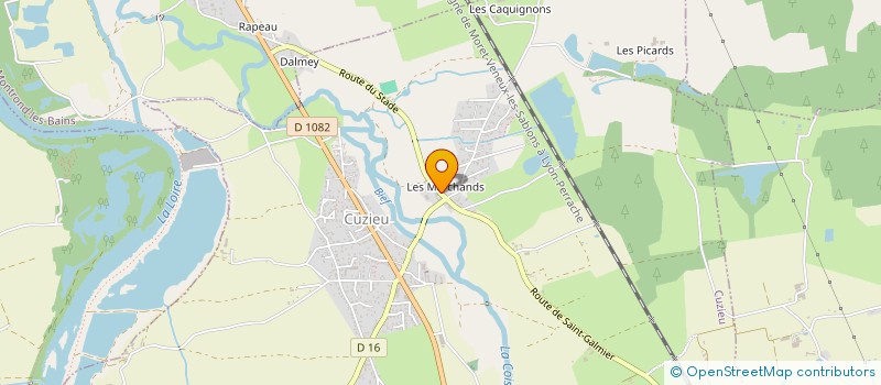 localisation de l'entreprise 2BC  CUZIEU