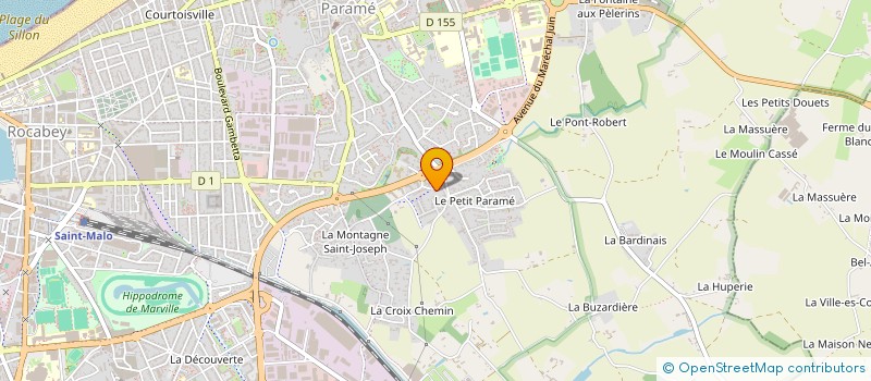 localisation de l'entreprise 2BC  SAINT-MALO