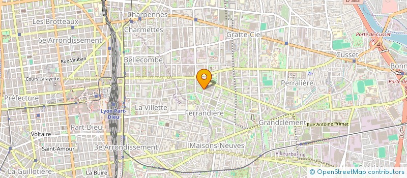 localisation de l'entreprise 2BC CONSEIL à VILLEURBANNE