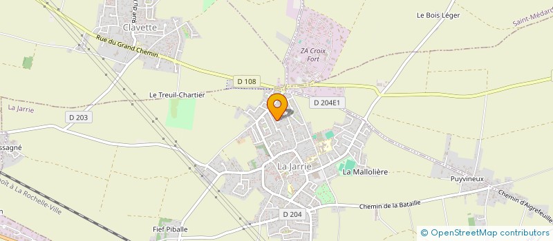 localisation de l'entreprise 2BD IMMO  LA JARRIE