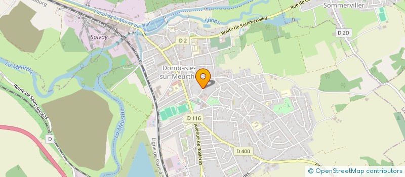 localisation de l'entreprise 2BE  DOMBASLE-SUR-MEURTHE