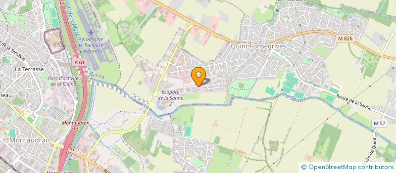 localisation de l'entreprise 2BEC FINANCE  QUINT-FONSEGRIVES