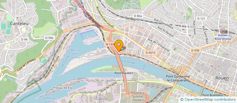 localisation de l'entreprise 2BEDISTRIB à ROUEN