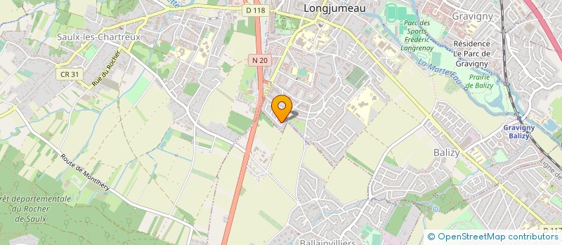 localisation de l'entreprise 2BEKOM à LONGJUMEAU