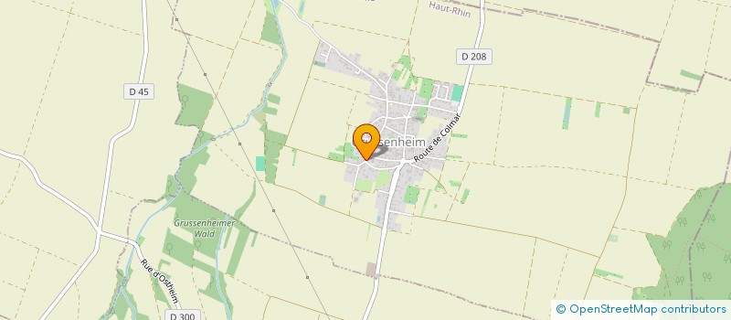 localisation de l'entreprise 2BFORM@TION  GRUSSENHEIM