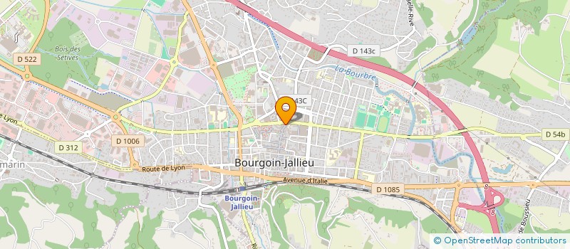 localisation de l'entreprise 2BFREE à BOURGOIN-JALLIEU