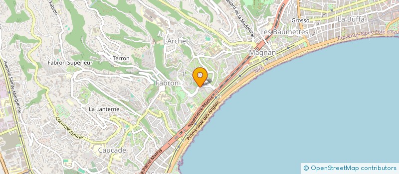 localisation de l'entreprise 2BG IMMO à NICE