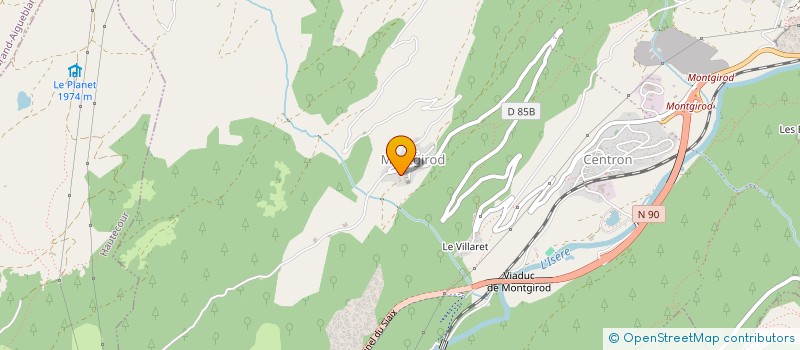 localisation de l'entreprise 2BG PARTICIPATIONS  AIME-LA-PLAGNE