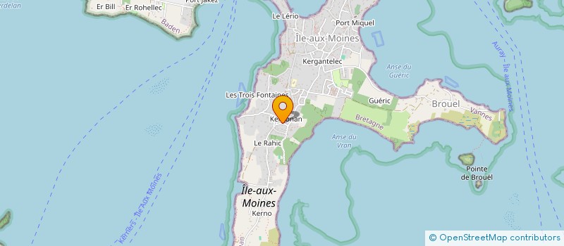 localisation de l'entreprise 2BGE  ILE-AUX-MOINES