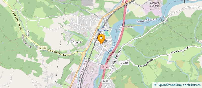 localisation de l'entreprise 2BGM  BOUSSENS