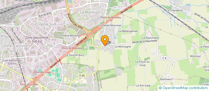 localisation de l'entreprise 2BGR  CESSON-SEVIGNE