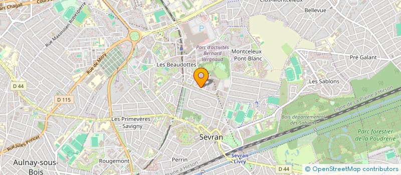 localisation de l'entreprise 2BHL FORMATIONS à SEVRAN
